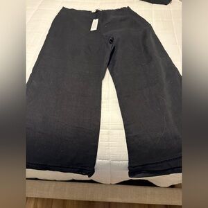 Banana Republic Linen Embroidered Pants